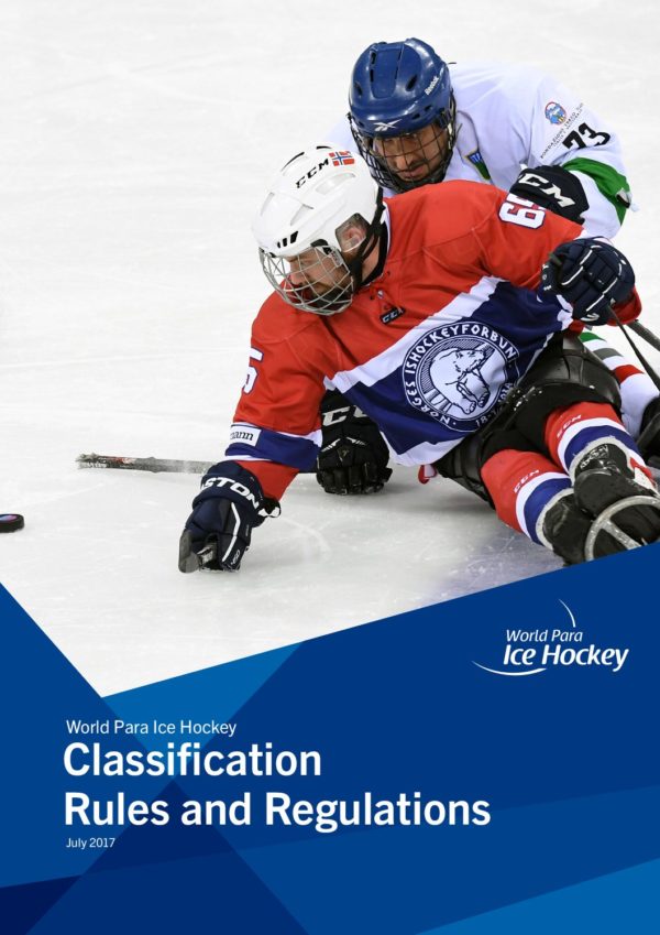 Hockey sur luge 2017_07_26 World Para Ice Hockey Classification Rules