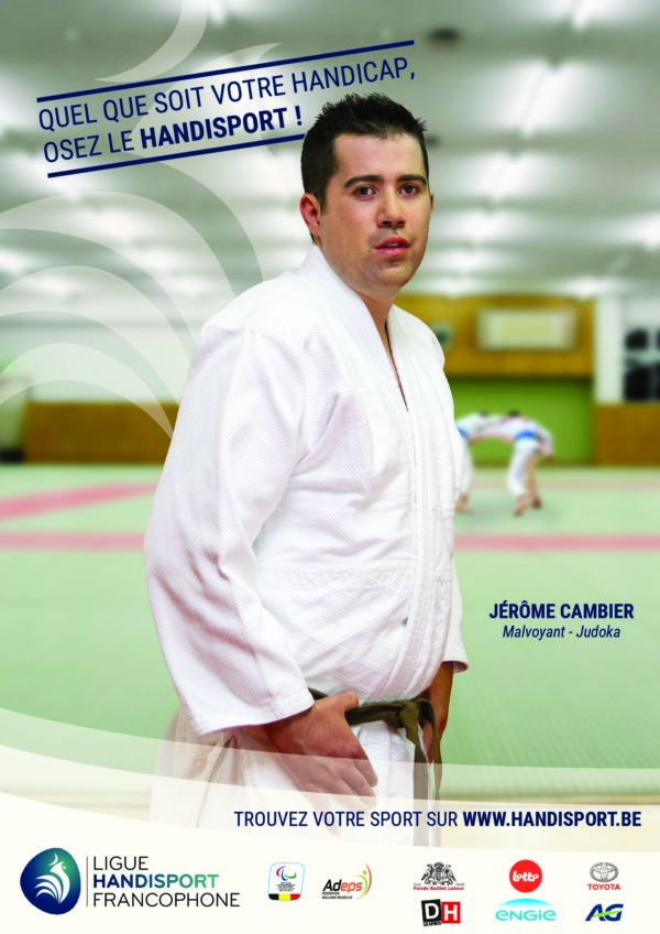affiche osez le handisport judo