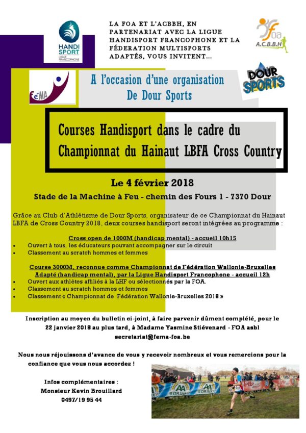 2018 02 04 – ATH – Cross Dour Championnat Francophone
