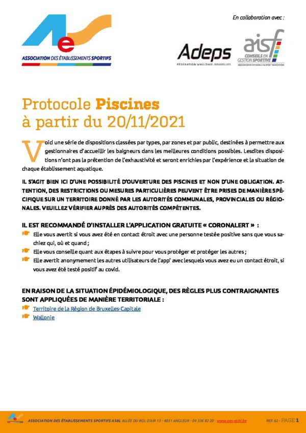 20211119 – PROTOCOLE Piscines