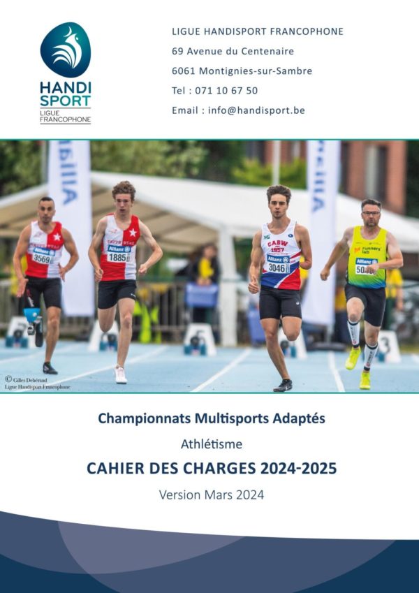 ATH CMA cahier des charges