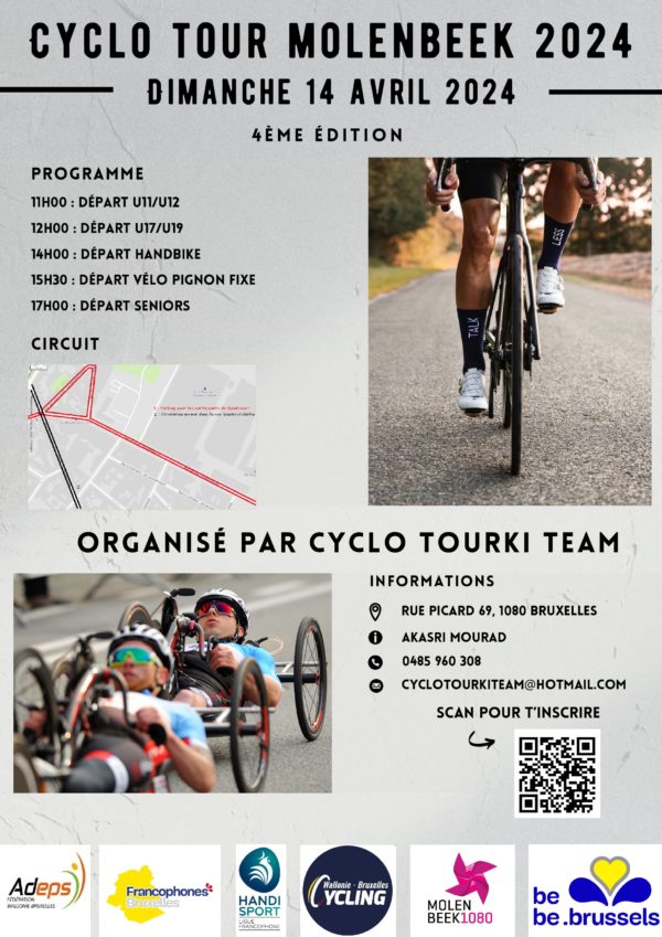 cyclo tour molenbeek 2024